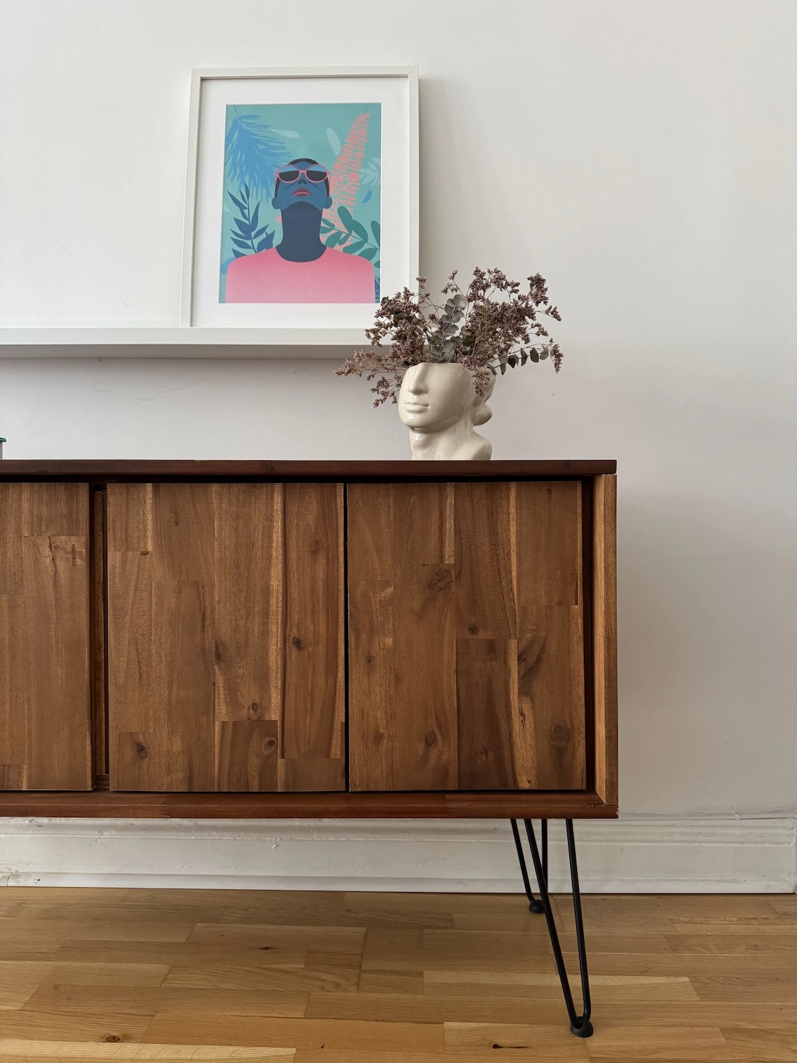Mid-century sideboard in a period flat
