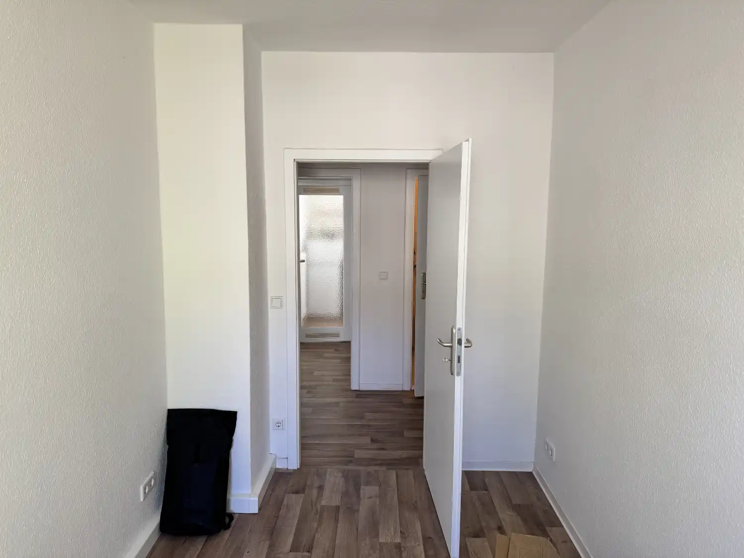 The guest and storage area before the conversion
